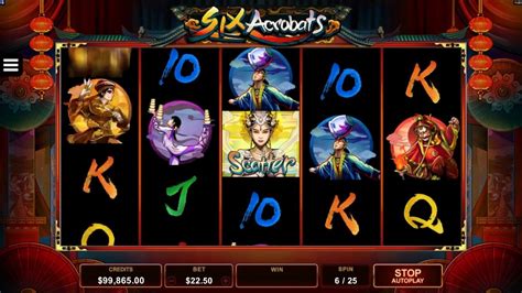 Six Acrobats Slot review .